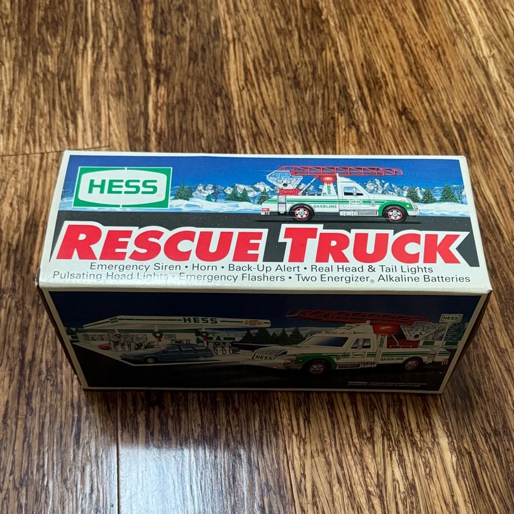Vintage Hess 1994 Rescue Truck collectible new in box